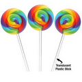 Petite Swirly Ripple Lollipops - Rainbow Cherry